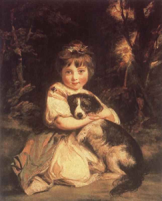 Sir Joshua Reynolds Miss Bowles oil painting image